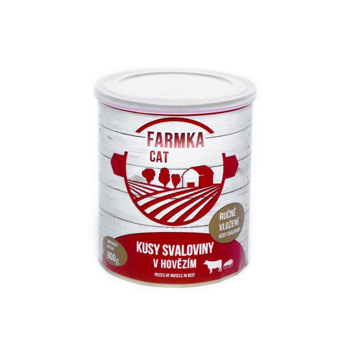 DARČEK - FARMKA CAT so svalovinou 800g