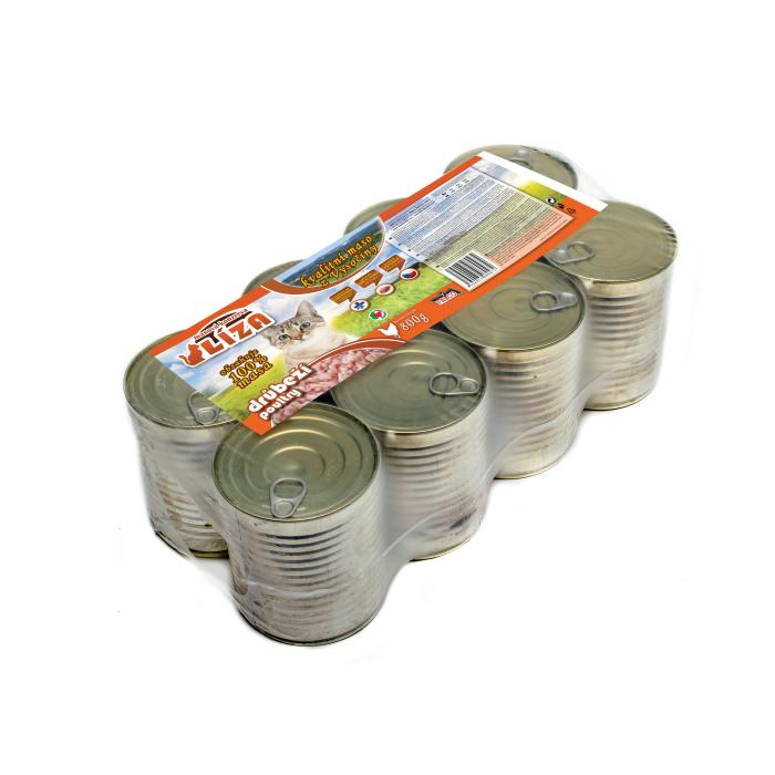 LÍZA hydinová 800g CHOVATEĽSKÉ BALENIE 8 ks