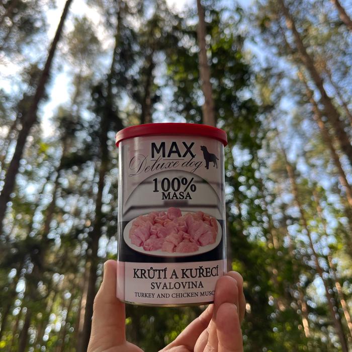 MAX morčacie a kuracie svalovina 400g