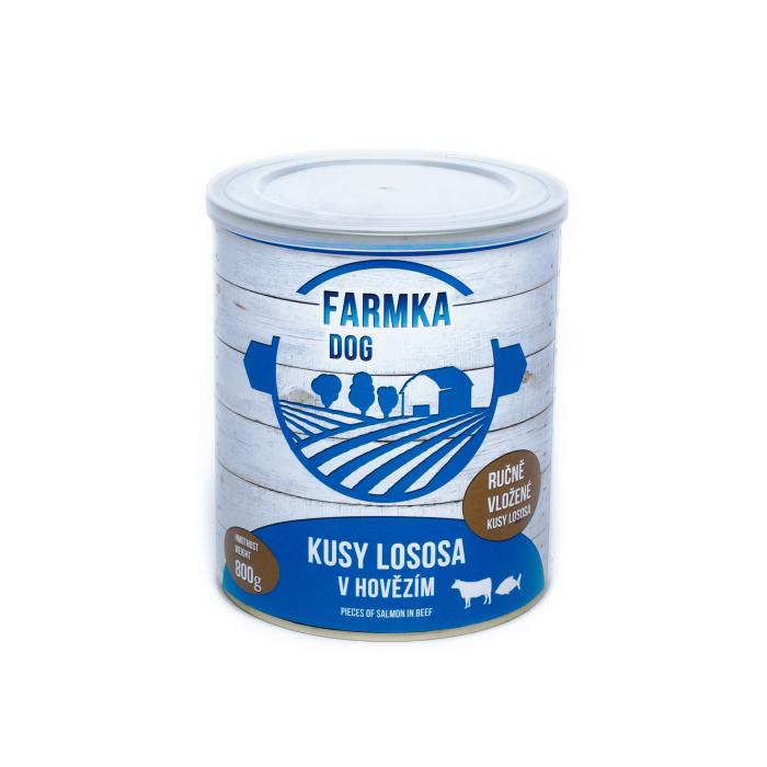 FARMKA DOG s lososom 800g