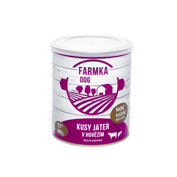 FARMKA DOG s pečeňou 800g