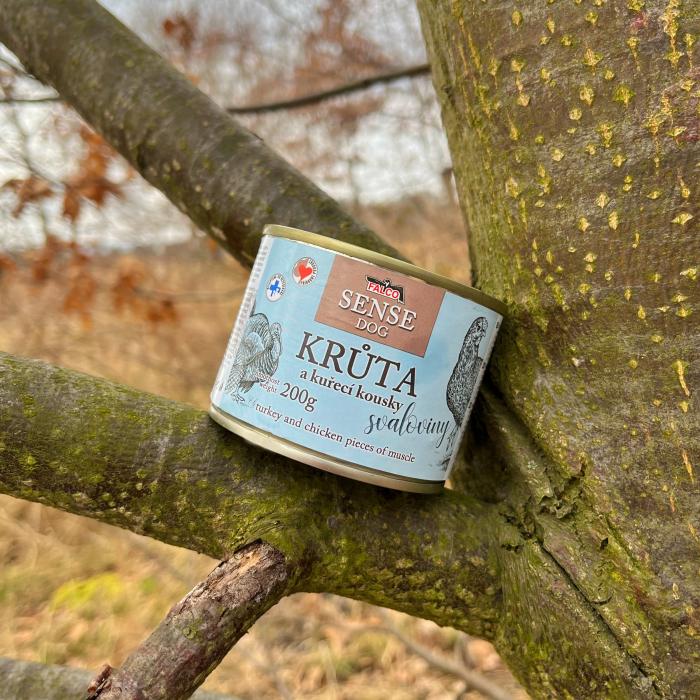 FALCO SENSE DOG morka a kuracie 200g
