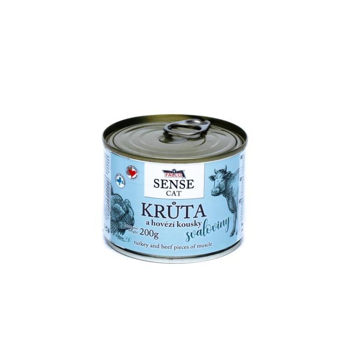 FALCO SENSE CAT morka a hovädzie 200g