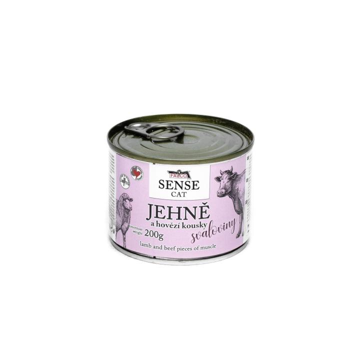 FALCO SENSE CAT jahňa a hovädzie 200g