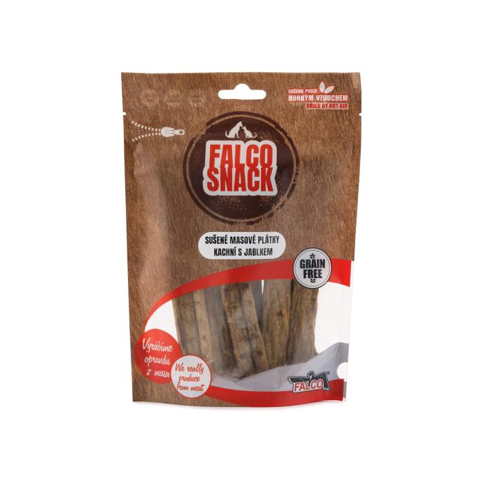 Sušené plátky kačacieho mäsa s jablkom 100g