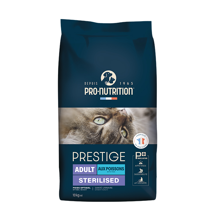 Pro-Nutrition PRESTIGE CAT adult sterilized rybie 10kg