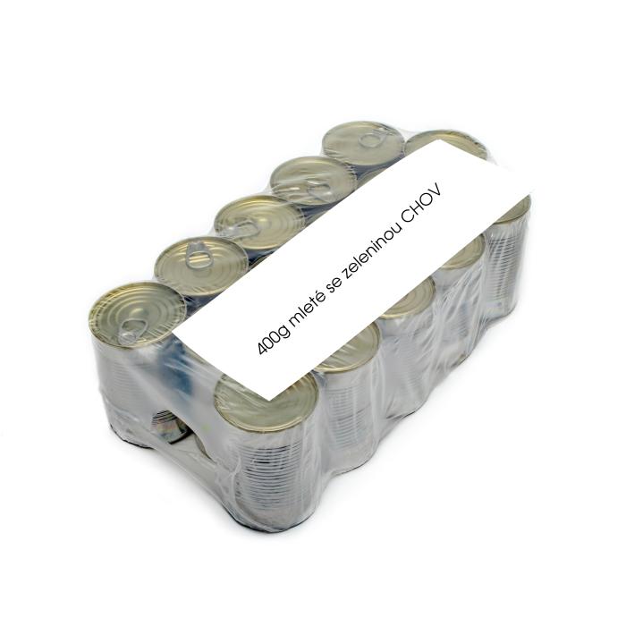 Mleté so zeleninou 400g CHOVATEĽSKÁ BALENIE 15 ks