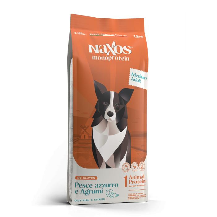 NAXOS monoprotein adult medium rybie s citrusmi 12kg