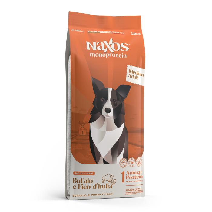 NAXOS monoprotein adult medium byvol a opuncia 12kg
