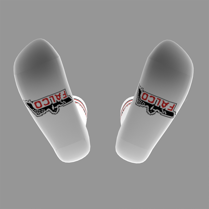 Ponožky FALCO - vysoké biele