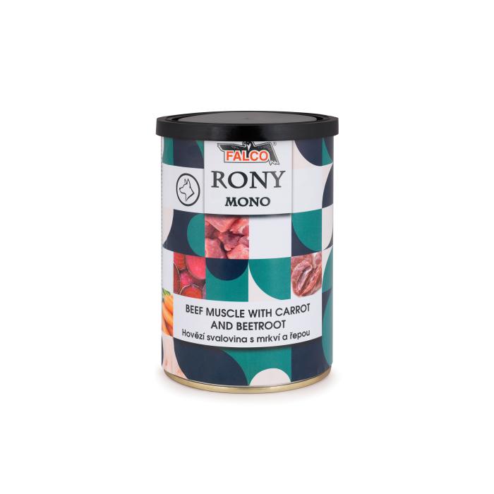 RONY MONO 400g hovädzia svalovina s mrkvou a repou