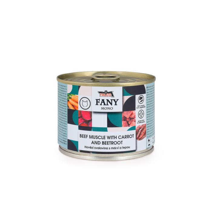 FANY MONO 200g hovädzia svalovina s mrkvou a repou