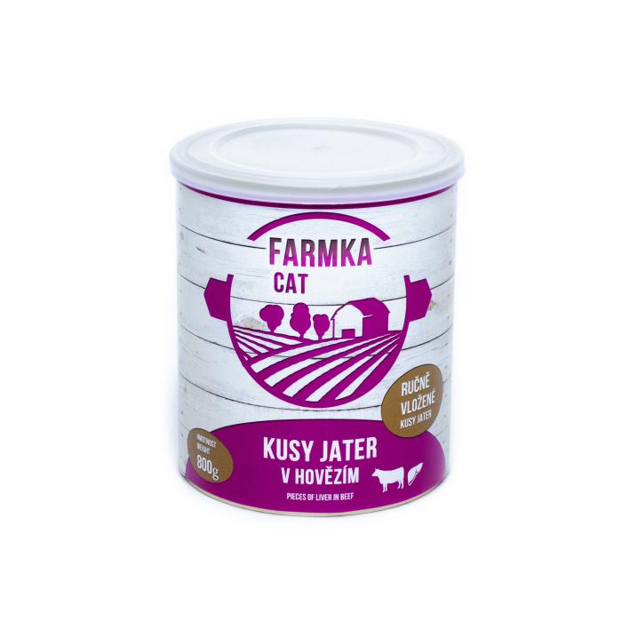 FARMKA CAT s pečeňou 800g