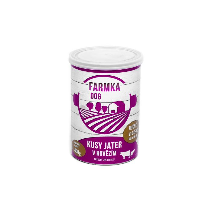 FARMKA DOG s pečeňou 400g