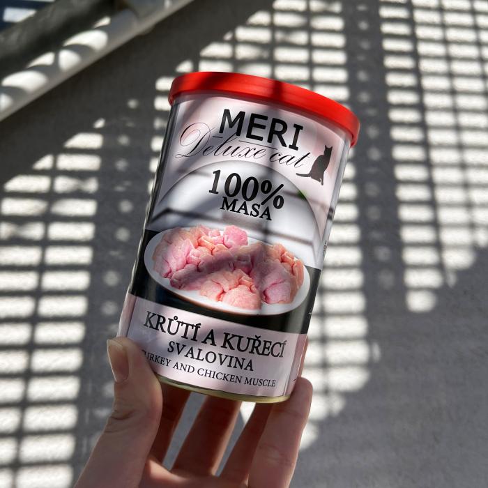 MERI morčacie a kuracie svalovina 400g