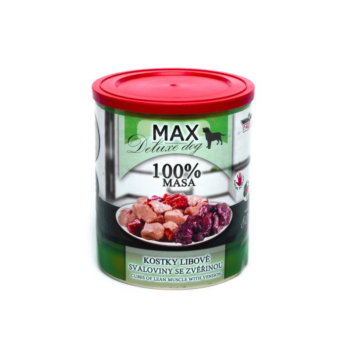 MAX kocky chudej svaloviny so zverinou 800g