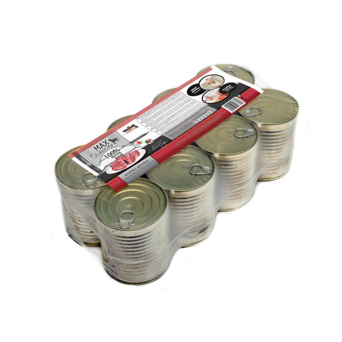 MAX kocky hovädzej svaloviny s chrupavkou 800g CHOVATEĽSKÉ BALENIE 8 ks